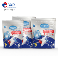 Détergent liquide et en poudre essentiel pour la vaisselle, capsules de détergent pour lave-vaisselle, capsules pour le nettoyage de la vaisselle