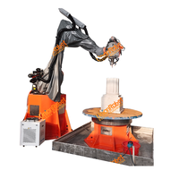 Robot industriel automatique à 7 axes avec bras de gravure à plateau tournant, similaire au robot Kuka, avec composants de moteur principaux