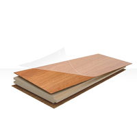 Revêtement de sol SPC emboîtable avec coussinets insonorisants, revêtement de sol intérieur SPC, vinyle hybride, sol SPC