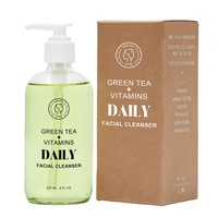 Nettoyant pour le visage au thé vert Gel nettoyant pour le visage moussant doux au PH équilibré pour une peau éclatante