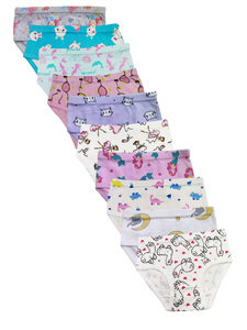 Lot Aléatoire de 6 Culottes pour Filles Coton Doux et Joli Motif Dessin Animé Sous-vêtements Enfants Slips Boxers Fille - Product Image 6