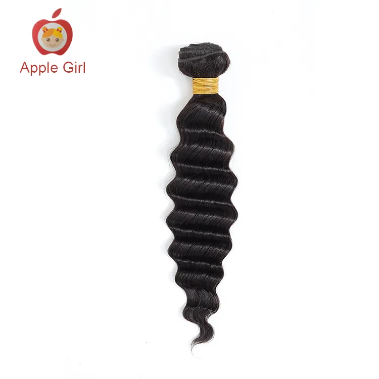 Apple Girl Gros Vison Brésilien 100% Vierge Remy Cheveux Bundles Double Trame Couleur Naturelle Lâche Vague Profonde Bundles de Cheveux Humains