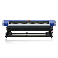 Impresora de Formato Ancho Worldcolor con Tinta Eco Solvente, Impresora Flex para Pancartas Digitales de 3.2m, Impresora de Etiquetas de Vinilo con Tinta Eco Solvente, Plotter