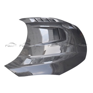 Couvre-capot avant en fibre de carbone pour Honda Civic 10ème génération 2D 4D 5D FC1 FK7 FK8 style JS - Product Image 3