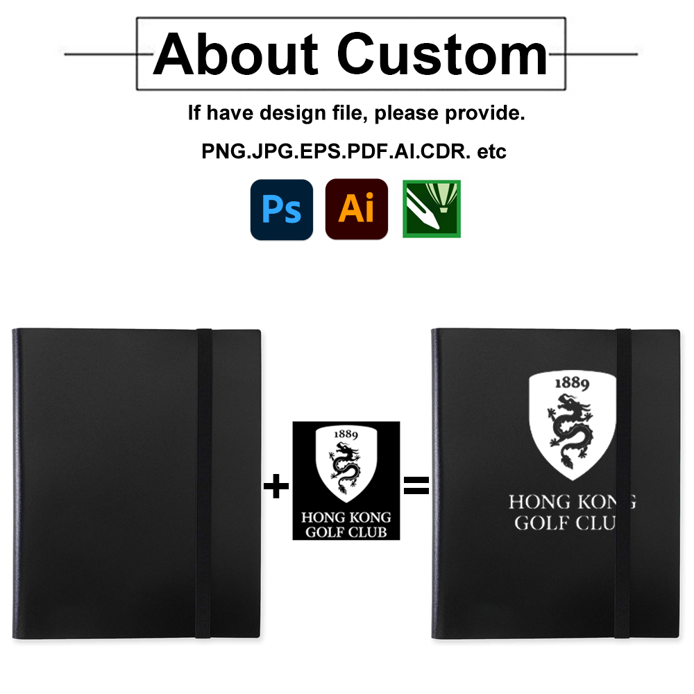 Custom Logo 9-Pocket Trading Card Binder - PP Material Custom Logo 9-Pocket Trading Card Binder - PP Material