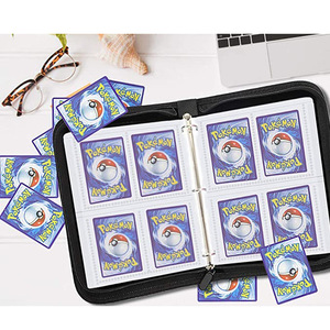 <span class=keywords><strong>Album</strong></span> <span class=keywords><strong>de</strong></span> cartes minimaliste en PU avec dragonne, design portable <span class=keywords><strong>pour</strong></span> la gestion et le rangement sécurisé des collections <span class=keywords><strong>de</strong></span> cartes en déplacement - Product Image 1
