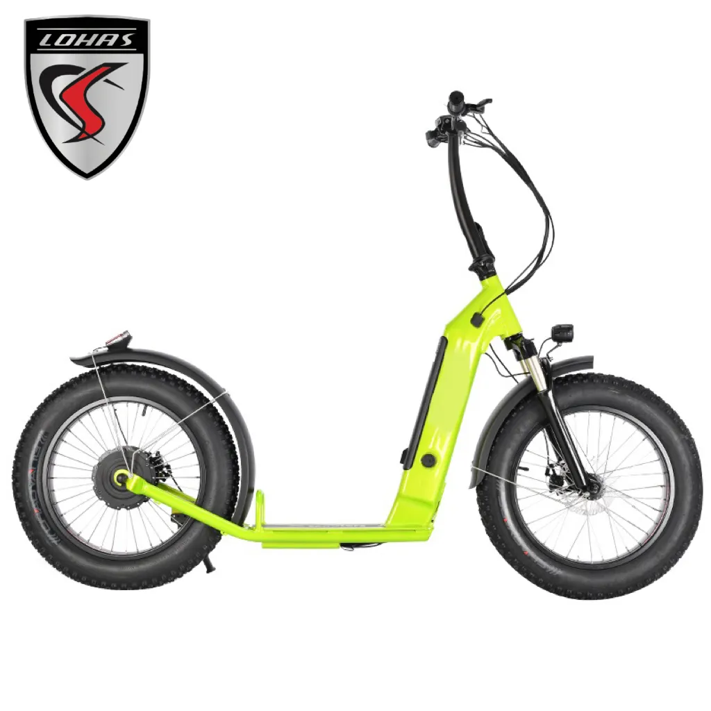 LOHAS 2024 armazém da UE nova venda quente roda grande 20*4.0 pneu freio a disco scooter elétrico escooter para adulto