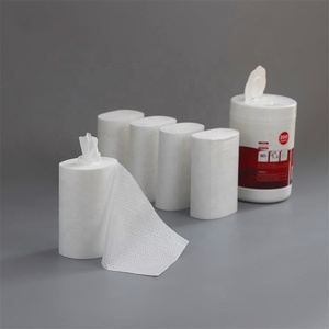 Không Có Dung Môi Canister 160Pcs 35gsm Đục Cuộn Tan-Thổi Không Dệt Khô Khăn Lau Trong Canister - Product Image 6