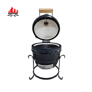 Hot Sale Auplex 13inch Ceramic Smoker Kamado Gril Kamado Charcoal <span class=keywords><strong>Grill</strong></span> with  Stainless Steal for Home and Garden - Product Image 2
