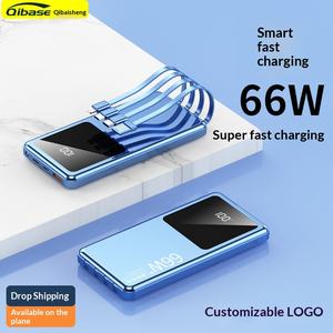 Batería Externa de Carga Súper Rápida Transfronteriza de 66W con Polímero de Litio-Ion, Carcasa de ABS, Ultra Gran Capacidad de 20000mAh Integrada - Product Image 3