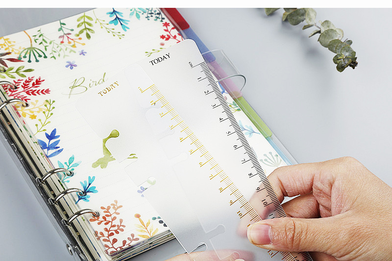 プランナーノートブックルーズリーフセパレーターページ用