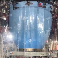 Rouleau de film d'emballage de balles de foin de maïs en plastique PE bleu de 25 microns de taille personnalisée 1500m x 750mm