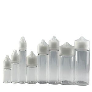 Caldo-vendita 60ml per animali domestici Anti-furto bottiglia di imballaggio trasparente liquido nero a prova di manomissione tappo per cosmetici medicinali - Product Image 2