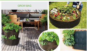 Design Vintage Extra Large 100 galloni letto da <span class=keywords><strong>giardino</strong></span> profondo contenitore per piantare sacchetti di feltro vasi di fiori per fiori - Product Image 4