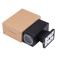 Lampe murale à LED noire de bois pour l'extérieur Lampe murale à colonne descendante Cob Garden Villa Stairs IP65 3W-36W Landscape Light