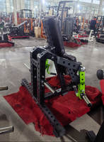 Machine à curls pour biceps NO.21, usage commercial, avec poids intégrés, machine à curls pour biceps assis, équipement de curls pour prédicateur assis, banc de musculation