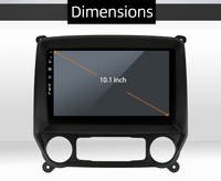 Reproductor de DVD para coche Android de 10,1 pulgadas, Radio de coche, Audio, navegación GPS, Control de volante OBD para Chevrolet Silverado/ GMC-sierra