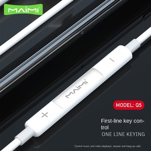 หูฟังแบบมีสาย Mai Mei Q5 ใช้ได้กับ <span class=keywords><strong>iPhone</strong></span> 13 12 <span class=keywords><strong>11</strong></span> <span class=keywords><strong>Pro</strong></span> แบบ Type-C พร้อมระบบเชื่อมต่อแบบ Pop-Up - Product Image 1