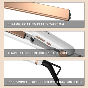 Hot OEM Customized <strong>Mini</strong> <strong>Hair</strong> <strong>Straightener</strong> for Ceramic Coating Travel Flat Iron 2 in 1 <strong>Hair</strong> <strong>Straightener</strong> - Product Image 4
