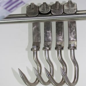 En iyi kalite çift katman koyun mezbaha karkas kasnak asılı soğutma kanca hayvancılık kasap ekipmanları - Product Image 3