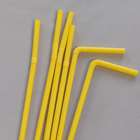 Pailles à boire jetables longues à rayures originales pour fêtes, usage domestique, restaurant, bar, hôtel, mariage