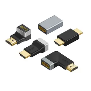 4K-Anschluss HDTV-kompatibler Verlängerung adapter, 90-und 270-Grad-rechtwinkliger HDM 2.1-Verlängerungsadapter