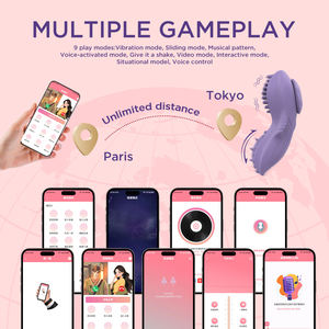 Mini-Slip-<span class=keywords><strong>Vibrator</strong></span> Stimulierendes Sexspielzeug Sexuelle Lustmittel Fernbedienung App-Steuerung Tragbarer <span class=keywords><strong>Vibrator</strong></span> für Frauen - Product Image 4