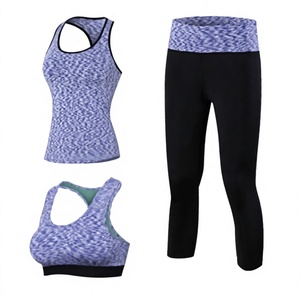 2026 New Best Tan Breathable 100% Cotton Activewear Crop Top for Women Trending Yoga and Gym Spring Fitness Set - Product Image 3