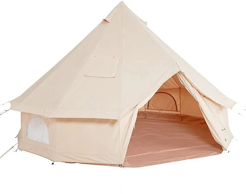 Tentes cloche en toile 3M 4M 5M 6M Tente yourte imperméable pour le camping et le glamping