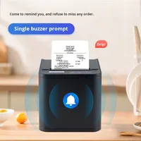 Impresora Térmica de Recibos Xprinter XP-80T 203dpi con Interfaz USB para Caja Registradora, Código de Barras, Etiquetas de Cocina y Control de Inventario