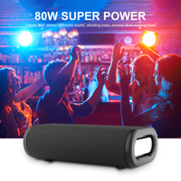 PYJ-Altavoces inalámbricos portátiles para exteriores, subwoofer resistente al agua, 80W, 2,1 BT, DSP, 5,0