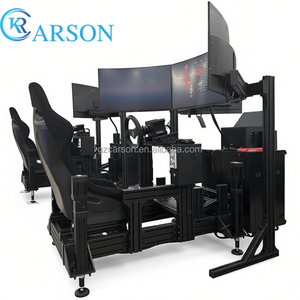 Ensemble <span class=keywords><strong>complet</strong></span> de simulateur de course automobile, cockpit de jeu de simulation, version universelle 4080, capacité de charge de 200 kg, profil en aluminium, simulateur de course automobile - Product Image 4