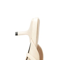 Mules sexy Moncheer pour femme, à bout pointu, froncées, avec bride réglable, talon chaton, à enfiler, pour l'été et l'hiver