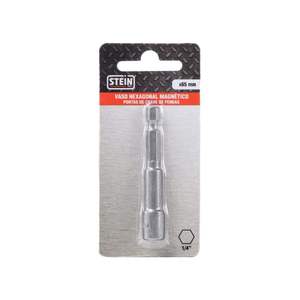 Vaso esagonale magnetico 1/4\" 10 x 65 mm, ideale per il fissaggio di viti e lavori di meccanica di precisione. - Product Image 2