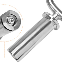 Barre de triceps chromée multi-prise pour musculation en salle de sport – Vente en gros