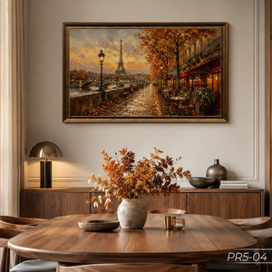 Pintura al Óleo sobre Lienzo de Paisaje Europeo Hecha a Mano en Vietnam, Obra de Arte Decorativa de Lujo, Servicio OEM ODM - Product Image 3