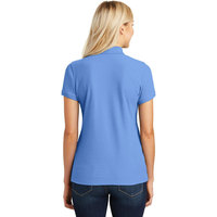 Polo en piqué classique à manches courtes pour femmes de taille américaine 60% coton 40% polyester