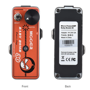 MOOER BABY BOMB 30 pédales d'effets pour guitare Max. Amplificateur d'ampli de puissance numérique à sortie 30W - Product Image 5