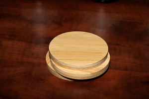 Personalized Bamboo <b>Coasters</b> Cup Mat Wood Coffee Saucer Wine & Beer Saucers-Teacup Pads Mats & Pads All Customizable - Product Image 5