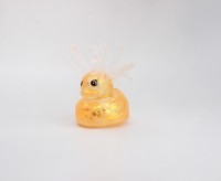 Jouet anti-stress souple en forme de canard poilu en maltose, écologique, pour enfants, vente en gros