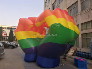 Modelo de mano inflable con forma de amor para decoración, promoción de Color, para el orgullo - Product Image 5