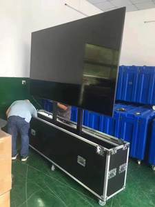 Elevador de TV de doble columna de 65-100 pulgadas, elevador motorizado de altura ajustable, soporte de TV eléctrico inteligente automático para <span class=keywords><strong>debajo</strong></span> de la cama - Product Image 5