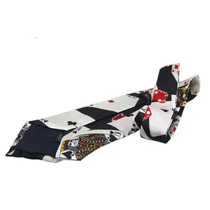 Corbata de Mago Multifuncional con Patrón de Cartas, de Algodón, Unisex, <span class=keywords><strong>para</strong></span> Trucos de <span class=keywords><strong>Magia</strong></span>, Accesorios <span class=keywords><strong>para</strong></span> Actuaciones de <span class=keywords><strong>Magia</strong></span> de Cerca y en Escenario - Product Image 6