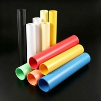 Plaques en plastique brillantes assorties en PP, PET, PVC, à bords nettoyés, surface polie, pour séparateurs de cartons