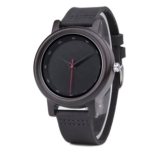 Montres de mode vintage 2026 pour hommes et femmes, bracelet en cuir avec étui en cuir de santal, personnalisez votre propre logo, cadran à aiguilles - Product Image 1