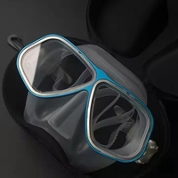 Fabricant professionnel masque de plongée en apnée à faible volume masque de cadre en métal de plongée et tuba masque de chasse sous-marine optique plongée