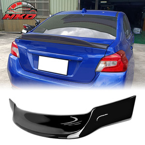 สปอยเลอร์หลังทรง PSM สีดำเงา สำหรับ Subaru WRX ปี 2015-2021 - Product Image 1