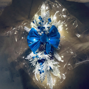 Guirnalda Decorativa Preiluminada <span class=keywords><strong>en</strong></span> Forma de Lágrima <span class=keywords><strong>para</strong></span> Escaleras, Adorno Navideño <span class=keywords><strong>para</strong></span> Puerta Principal, Ventana o Pared, Decoración Navideña <span class=keywords><strong>para</strong></span> el Hogar - Product Image 4