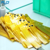 Élément chauffant flexible en polyimide gravé, film mince, sur mesure OEM 12V 24V