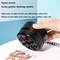 Deli 18880 Mini aspirateur de bureau nettoyeur gomme aspirateur électrique petit aspirateur Rechargeable gomme grattoir Machine